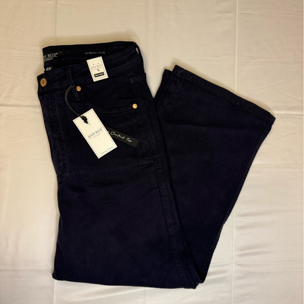 -NWT Judy Blue Navy Blue Boot Cut Jeans Size 11/30